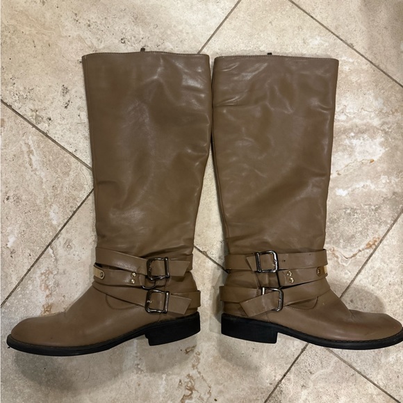 Italina Boutique Purchased Chestnut buckle riding boots Size 8.5 - Picture 3 of 8